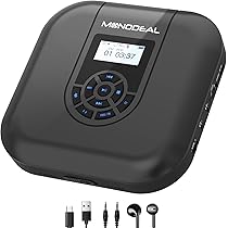 Amazon.co.jp: MONODEAL CDプレーヤー Bluetooth ポータブルCD